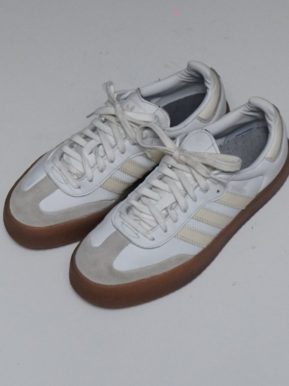 Adidas Samba Original women's sneakers, white, size 10